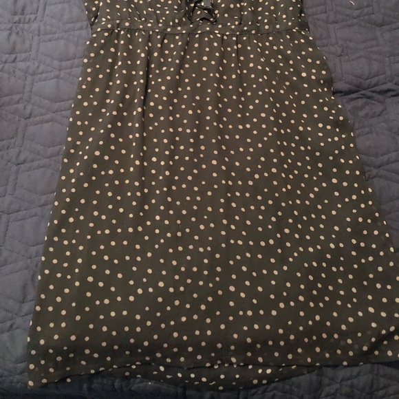 Black and grey polka dot dress - Picture 3 of 3